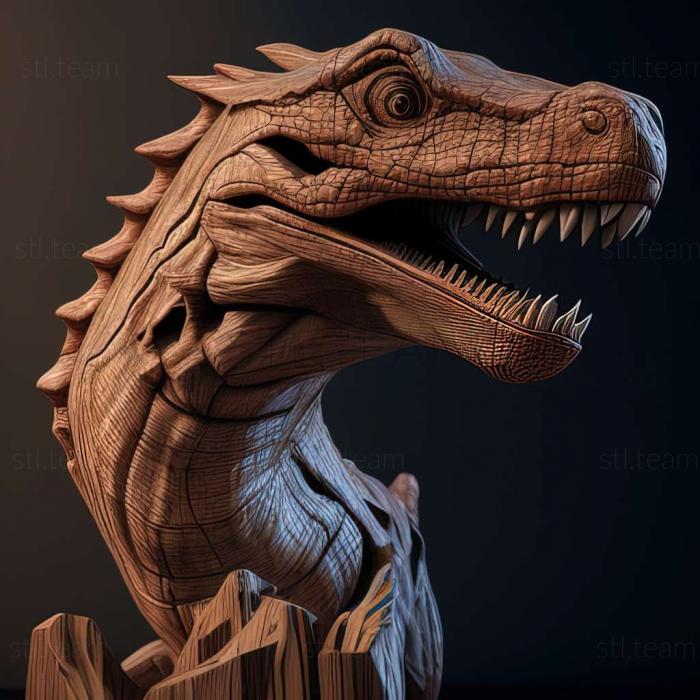 3D model Batrachosuchus (STL)